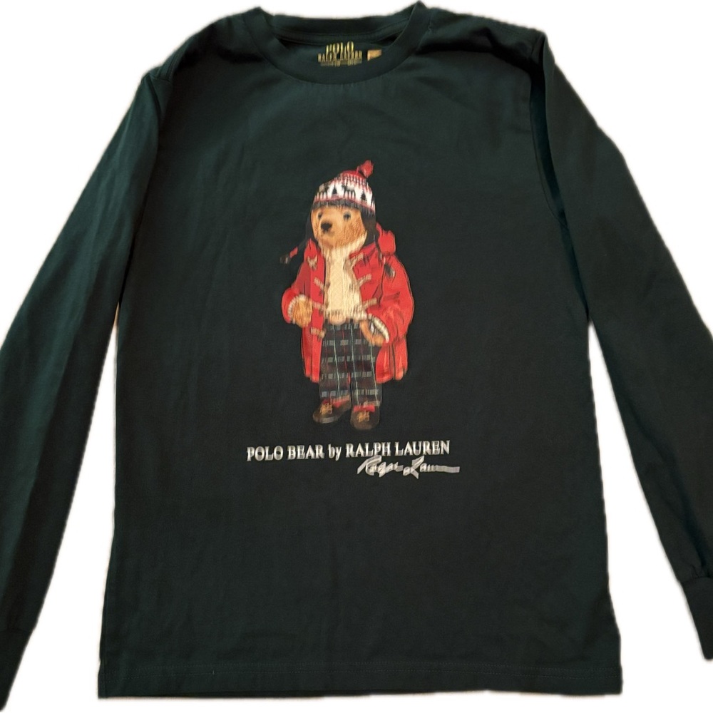 Polo by Ralph Lauren Kids Green Long Sleeve Shirt